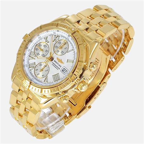 gold breitling watches